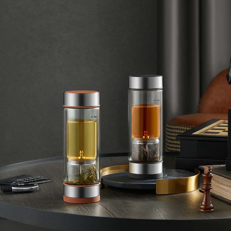 苏泊尔茶水分离玻璃杯360ml