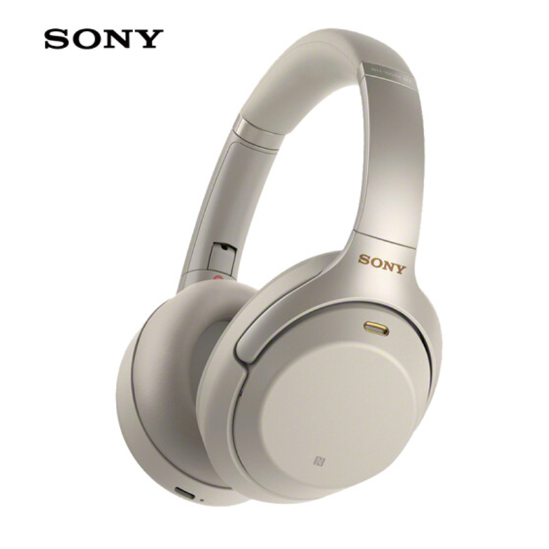 Sony/索尼 WH-1000XM3 头戴式无线降噪蓝牙耳机 香槟金