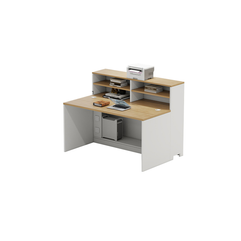 烁恒屏风办公桌单人位张高清大图