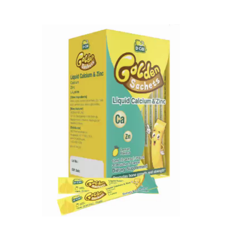 D-CAL迪巧儿童液体钙锌10ml*20条/盒原装进口健康体质营养丰富科学配比宝宝吃饭香身体棒独立包装方便携带高清大图