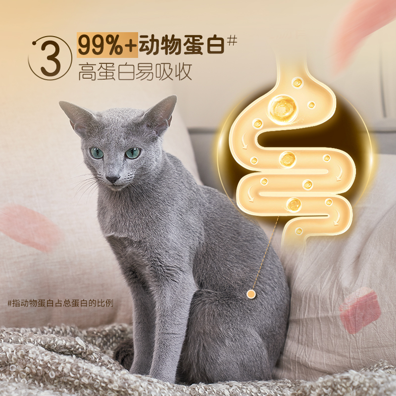 希宝冻干猫零食70g鸡肉牛肉幼猫成猫搭配主食猫咪营养生骨肉猫粮