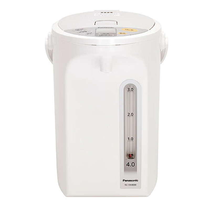 松下电水壶智能保温电热水瓶白色4L可预约涂层内胆烧水壶NC-EK4000
