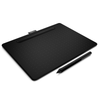 和冠 Wacom CTL-6100/K0 数位板 绘画板 4096级压感 电磁压感式 USB2.0 黑色中号