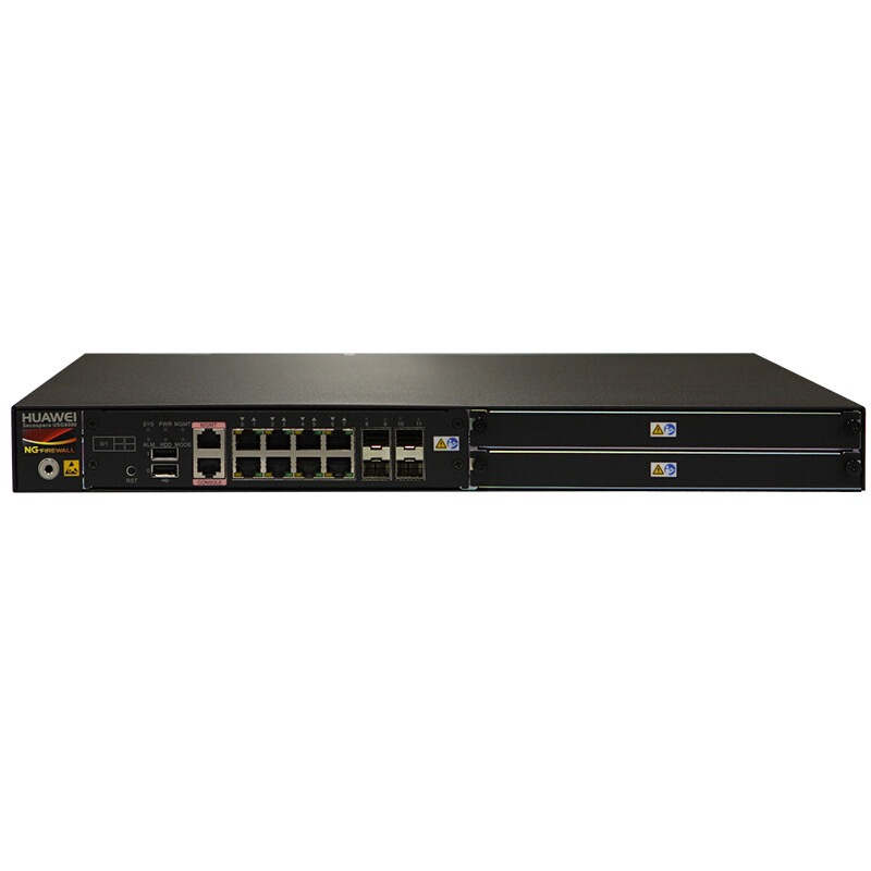 华为(HUAWEI)USG6160 企业级多功能机架式防火墙固定端口8GE+4SFP