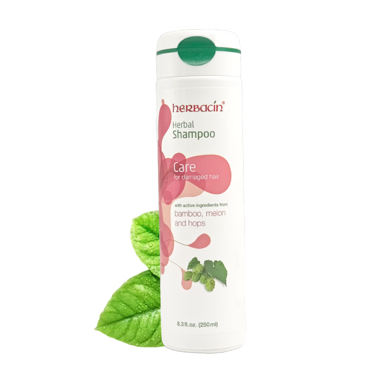 HERBACIN 啤酒花竹萃250ml 洗发水 (计价单位:瓶) 红色