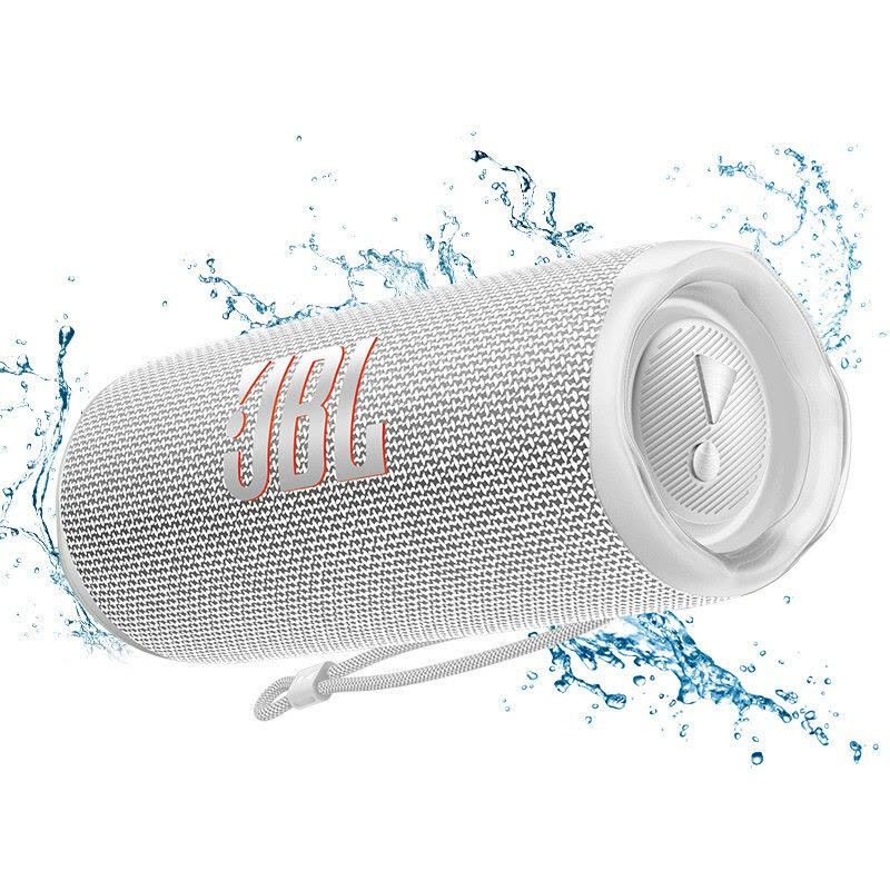 JBL FLIP6 新款音乐万花筒6代便携式蓝牙音箱低音炮防尘防水多台串联赛道扬声器独立高音单元音响 白色图片