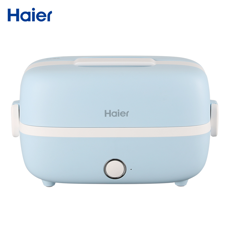 海尔(Haier)电热饭盒保温可插电自热便携式学生上班族便当盒蒸煮饭带饭锅HLB-E10P1A高清大图