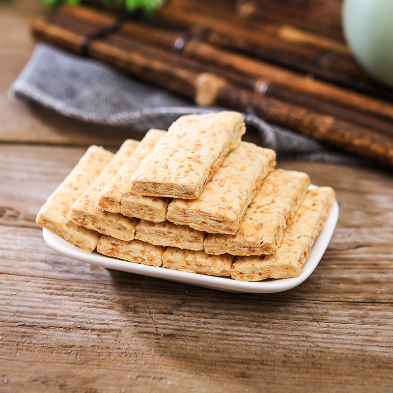 PY 广御园 层层酥300g*2袋 咸蛋黄饼干千层方块酥台湾网红零食早餐小吃休闲层层酥松塔