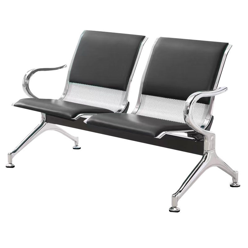 晋舰 钢制排椅机场椅加固加厚医院长椅候诊椅连排输液等候椅 B款双人位