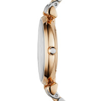 阿玛尼(Emporio Armani)手表钢制表带时尚休闲简约石英女士腕表AR1840