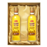 鲁花 高油酸花生油礼盒装750ml*2