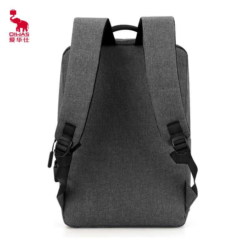 爱华仕(OIWAS)商务背包/双肩包 外置USB充电口耐磨耐刮电脑包 灰色 4449