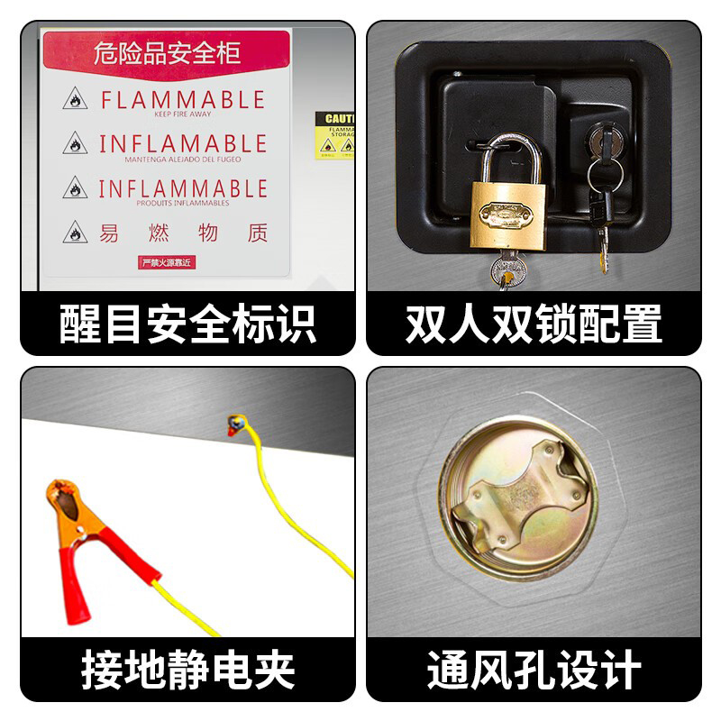 翼澜 不锈钢防爆柜 90加仑 台高清大图