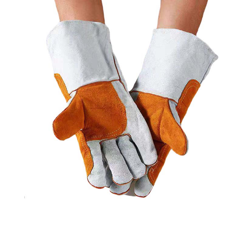 盾铁侠电焊手套羊皮36cm/个高清大图