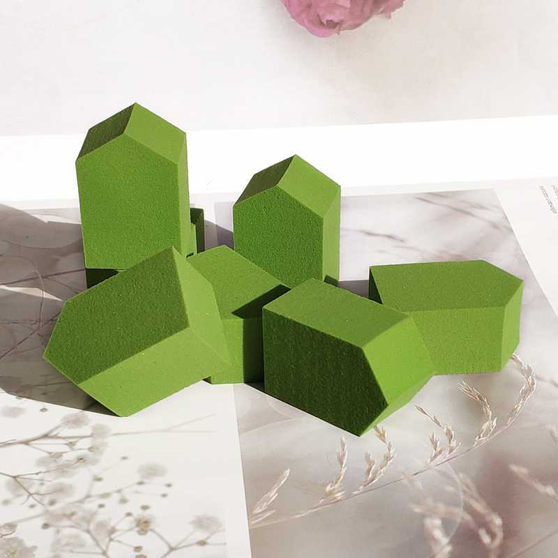 粉色安琪sweetpink 干湿两用果冻粉朴15PCS/盒绿色干湿两用 清洁 粉扑 化妆棉 化妆粉扑高清大图