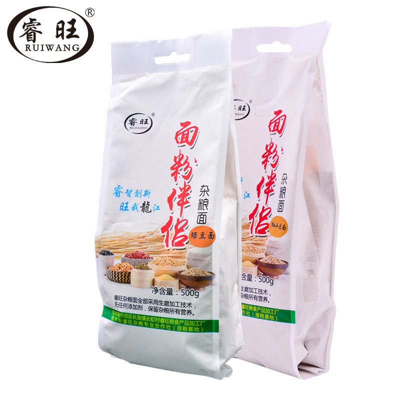 睿旺(RUIWANG) 绿豆面粉 红小豆面粉 面粉伴侣 五谷杂粮面粉 高筋粉 饺子馒头粉 净含量1kg