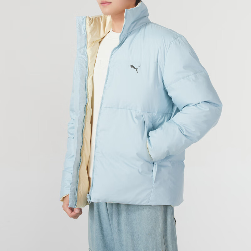 彪马(PUMA)羽绒服男女装新款立领防寒保暖休闲服双面穿运动外套685320-26 ZP