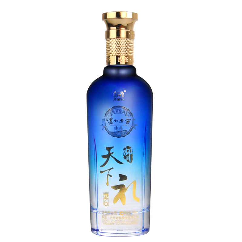 泸州老窖 浓香型白酒 泸州邮礼天下酒 38度 礼6 单支礼盒 500ml