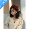 SUNTEK网红贝雷帽女秋冬韩版日系英伦复古画家帽女甜美可爱八角帽女