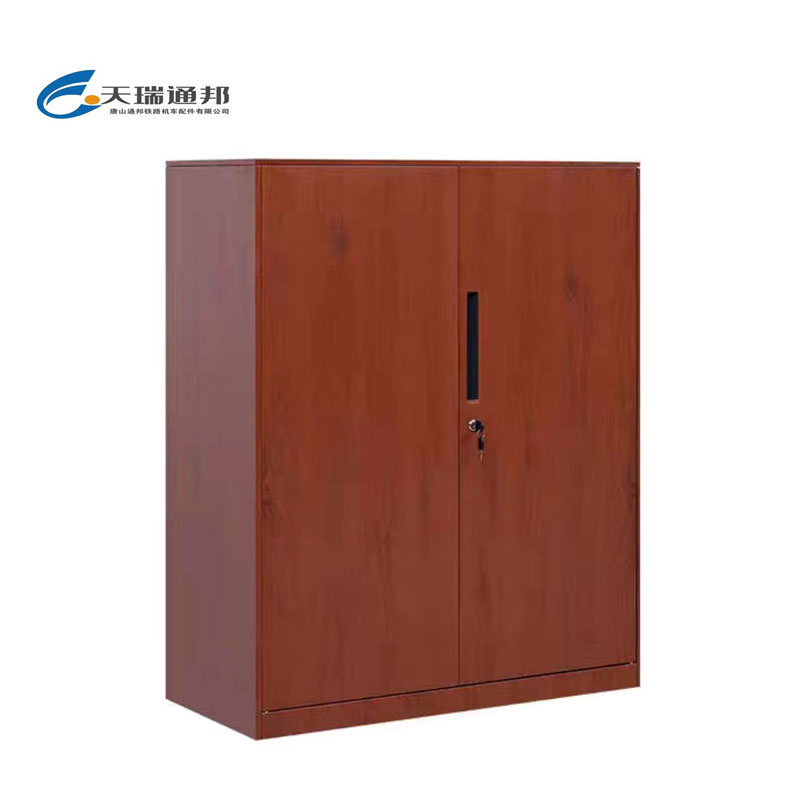 天瑞通邦 钢制套色更衣柜/文件柜 组 双开矮柜红木纹900*400*1090mm/组