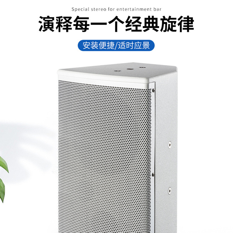 册视8寸全频音箱白色A508对高清大图