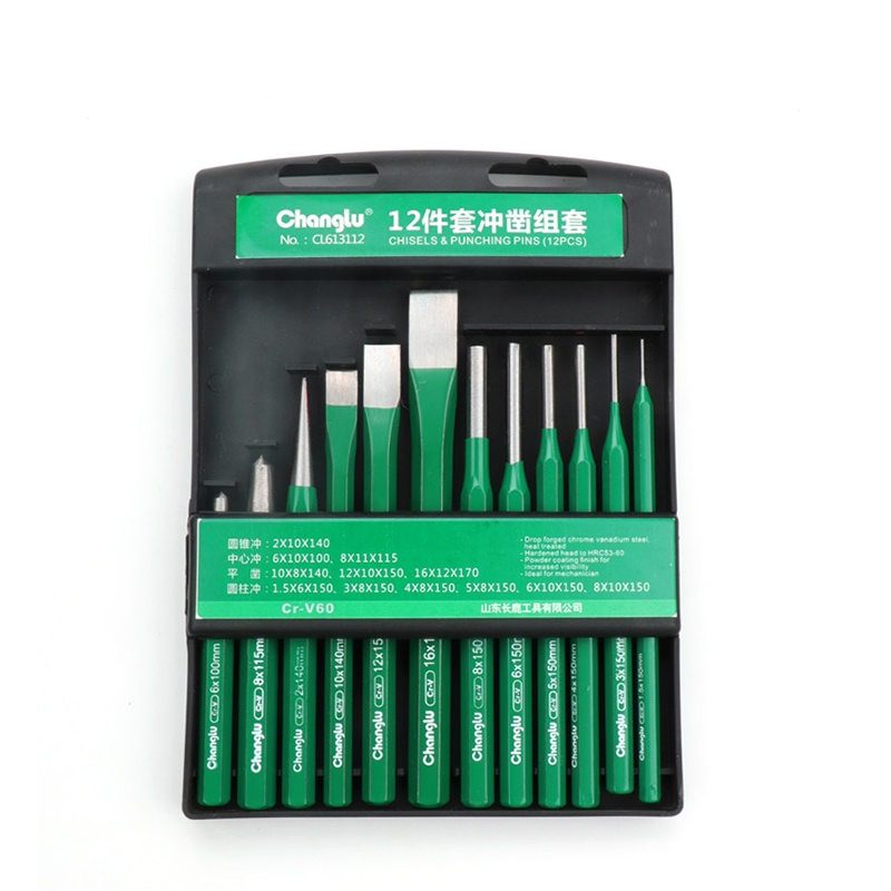 长鹿12件套冲凿组套 613112. 12PCS 套高清大图