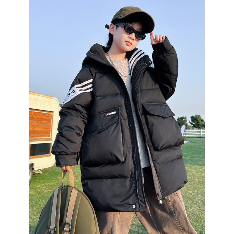 男童羽绒服新款冬季加厚外套中大童儿童保暖冬装男孩免洗潮牌