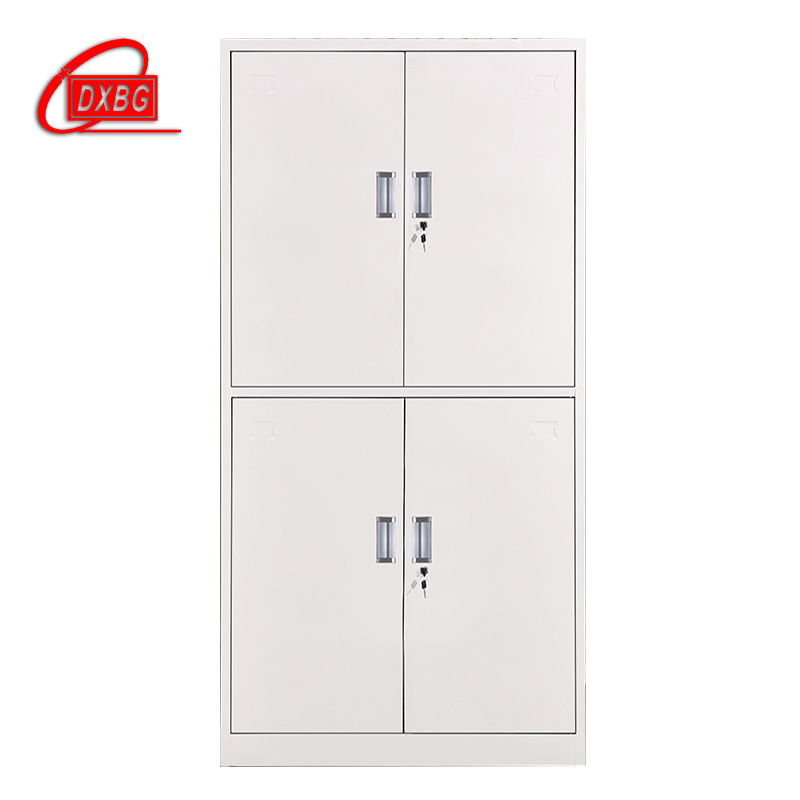 DXBG钢制办公文件柜铁皮柜矮柜资料密码带锁凭证档案员工储物更衣柜子通双节文件柜
