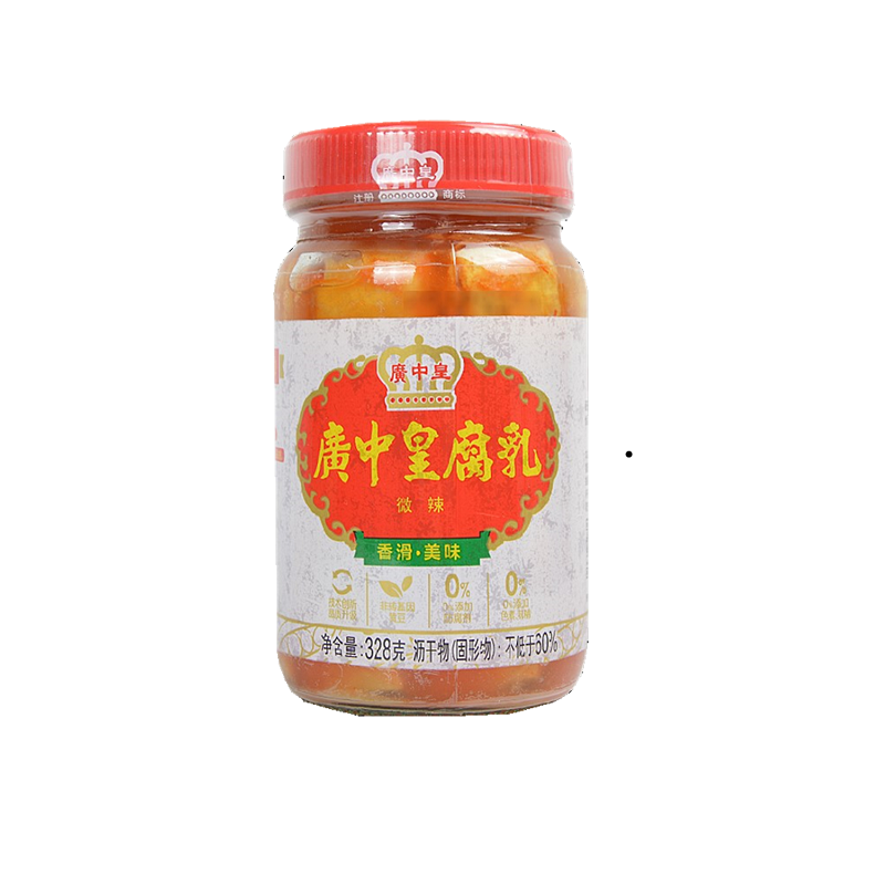 广中皇微辣腐乳328g