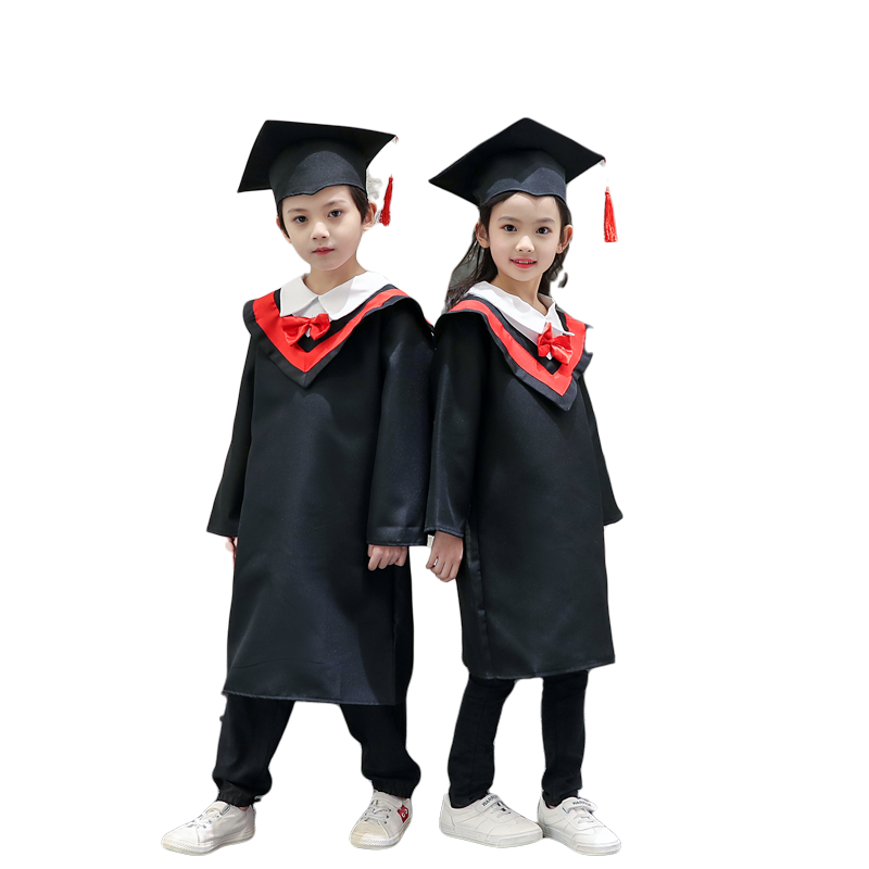 儿童博士服小学生幼儿园博士服学士服演出服博士帽毕业照服装礼服