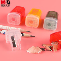 晨光(M&G)FPS91202削笔器 10个装 颜色随机 垃圾桶造型卷笔刀 手动卷笔器 削笔机卷笔刀 转笔刀