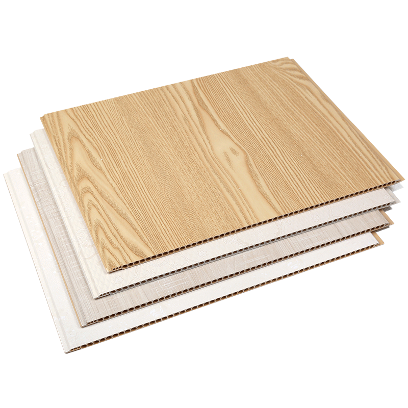 竹木纤维集成墙板装修材料装饰板环保石塑墙面板装饰板