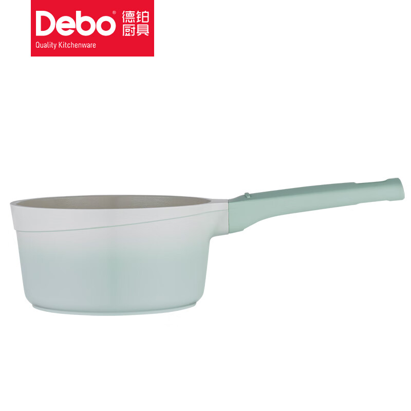 德铂(Debo)罗莎妮奶锅有钛宝宝辅食锅2.5l复底不粘锅燃气灶电磁炉DEP-901高清大图