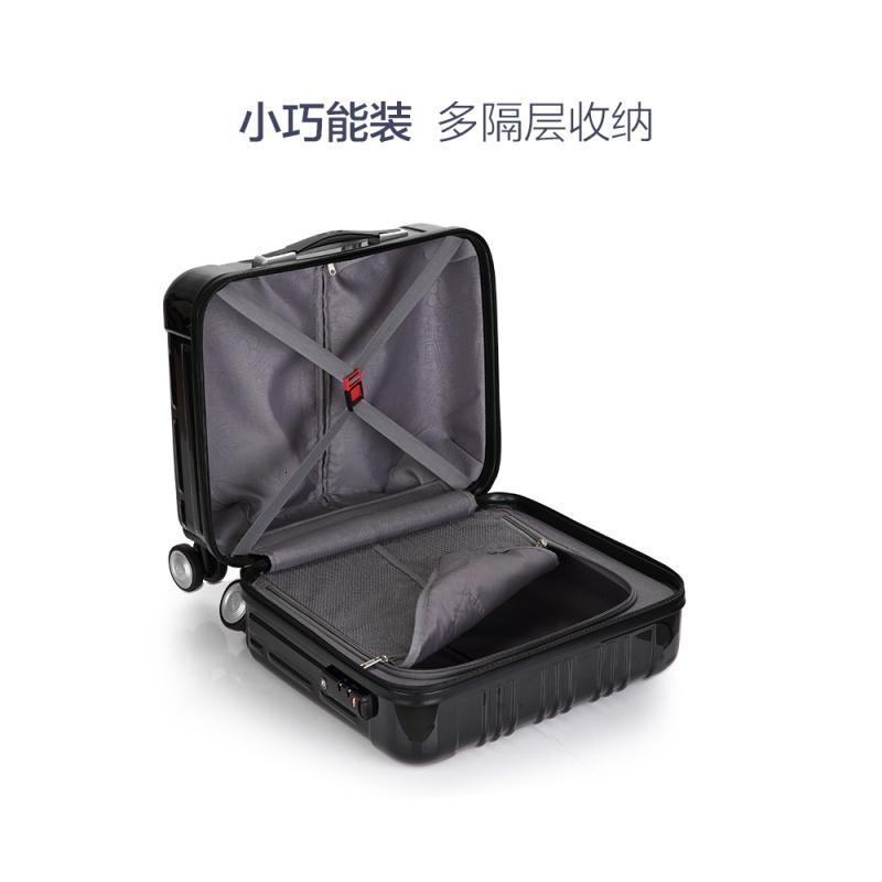 爱华仕16寸拉杆箱女小型箱子行李箱轻便登机小号旅行箱万向轮迷你