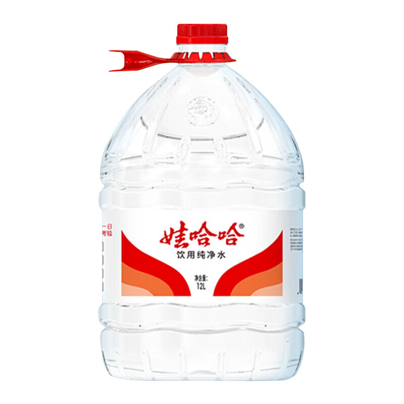 娃哈哈 桶装水纯净水12L*1桶 单位:桶(仅限南宁区域)高清大图