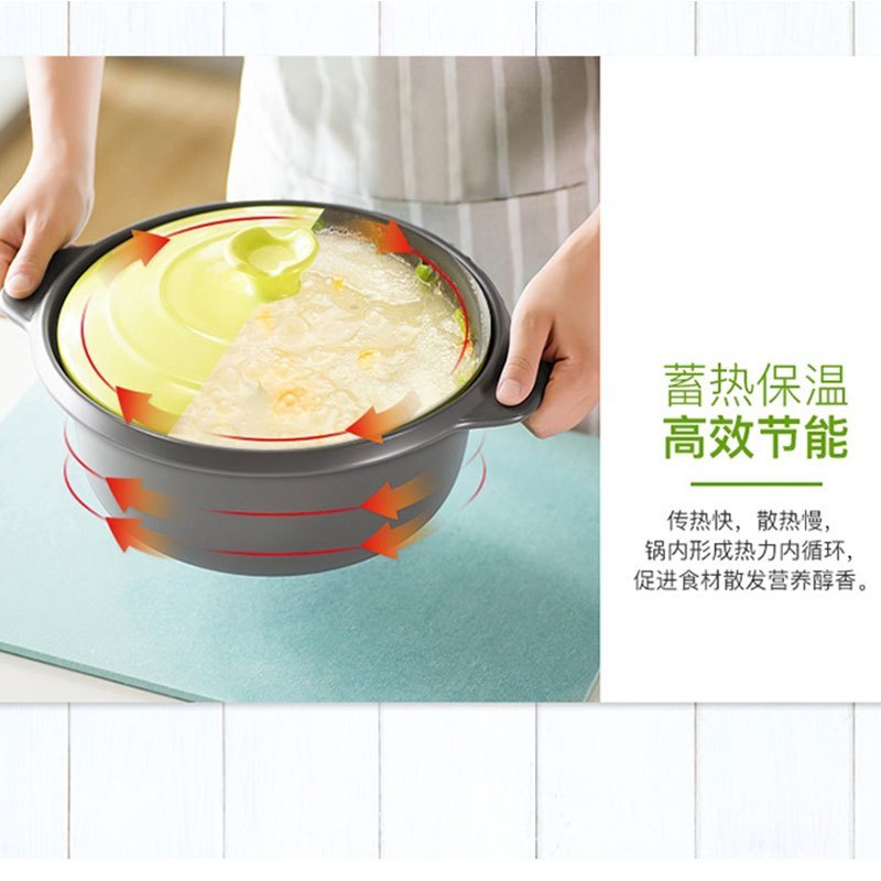 苏泊尔(SUPOR)新陶养生煲怡悦系列浅汤煲汤锅陶瓷煲砂锅多用炖煲 EB40CT01-Y