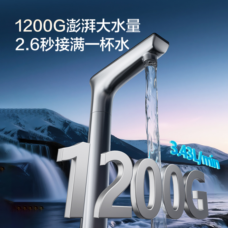 海尔(Haier)8年真长效1200G甜美鲜矿水净水器 政府补贴 家用厨下矿物质鲜活水RO膜净水机反渗透净水设备高清大图