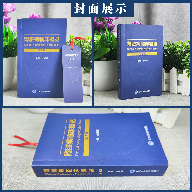 [正版]医学书 肾脏病临床概览 第二版 肾脏病学手册系列 内科学 肾脏病学临床手册概览 赵明辉 主编 北京大学医学出版高清大图