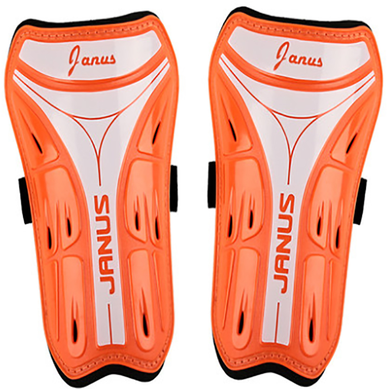 JANUS L码专业双层加厚足球护腿板 红色