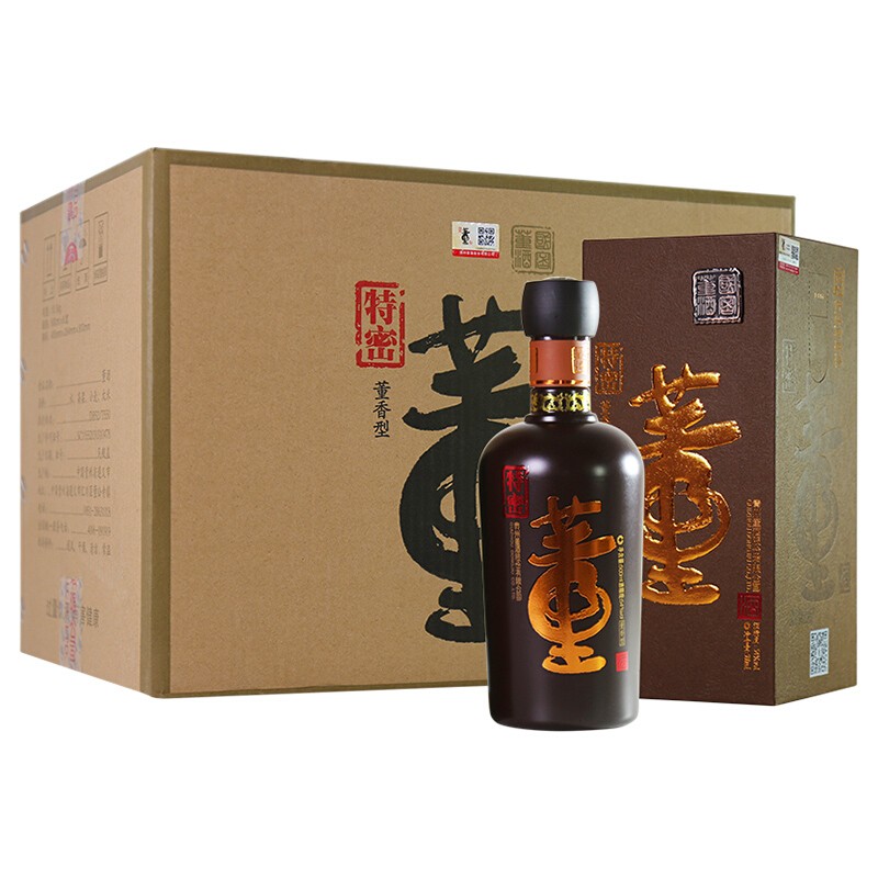 董酒特密54度500ml*6瓶 整箱董香型白酒纯粮固态酿造