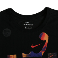 NIKE耐克男装2018秋季新款运动詹姆斯篮球训练透气休闲圆领短袖T恤 黑色923734-010