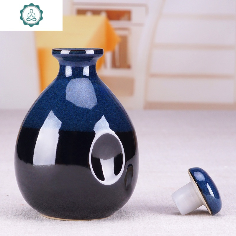 陶瓷1酒瓶装白酒空瓶酒坛子一斤装瓶子装酒的仿古装饰创意容器封后