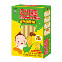 旺旺贝比玛玛海产辅食鱼肉肠盒装玉米味鱼棒240g/盒