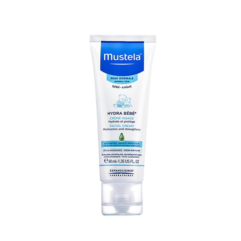 [有效期23年9月](MUSTELA) 婴儿护肤冷霜 儿童滋润保湿面霜40ml 新生儿以上可用
