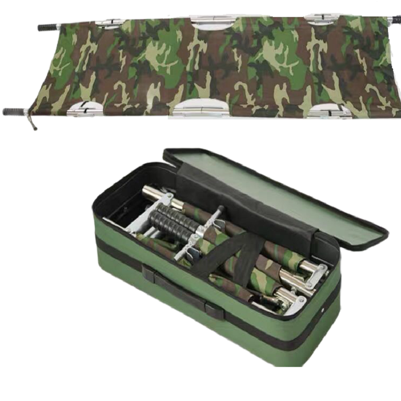 铝合金折叠担架四折迷彩折叠担架铝合金四折担架