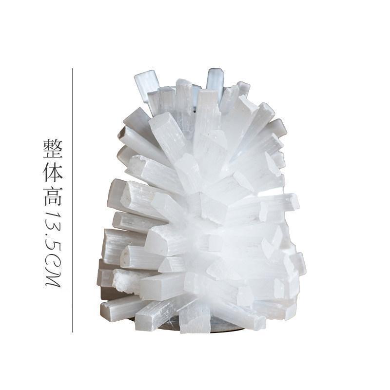 美帮汇紫水晶烛台绿萤石 玛瑙装饰摆件能量 高塔烛台(白水晶)高清大图