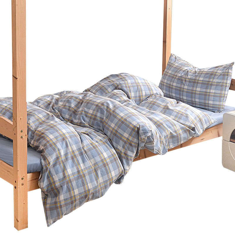 三极户外(Tri-Polar) TP2694 床上用品学生宿舍床上三件套 简兮蓝适于0.9/1.2m床 （套）高清大图