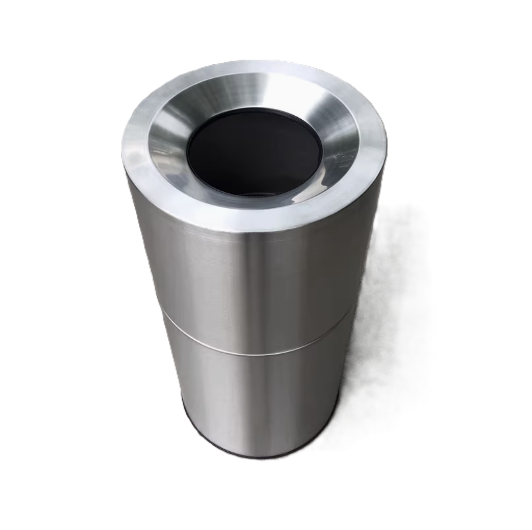 德力彩 不锈钢垃圾桶 直径380mm*高770mm 个高清大图