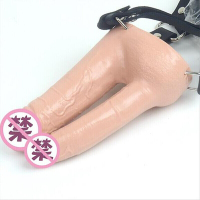 久爱（jiuai）女用穿戴式假阳具内裤小号男用茎性工具成人情趣用品 双管齐下2个