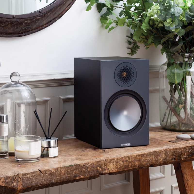 MonitorAudio/英国猛牌铜50无源书架音箱HIFI家用音响 城市灰
